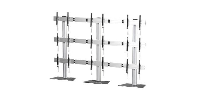 3x3 Video Wall Floor Stand - AS01346FP3